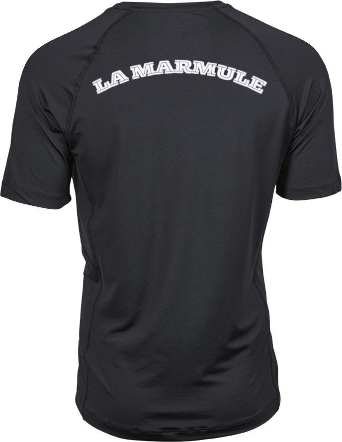 T-shirt de musculation LA MARMULE couleur noir