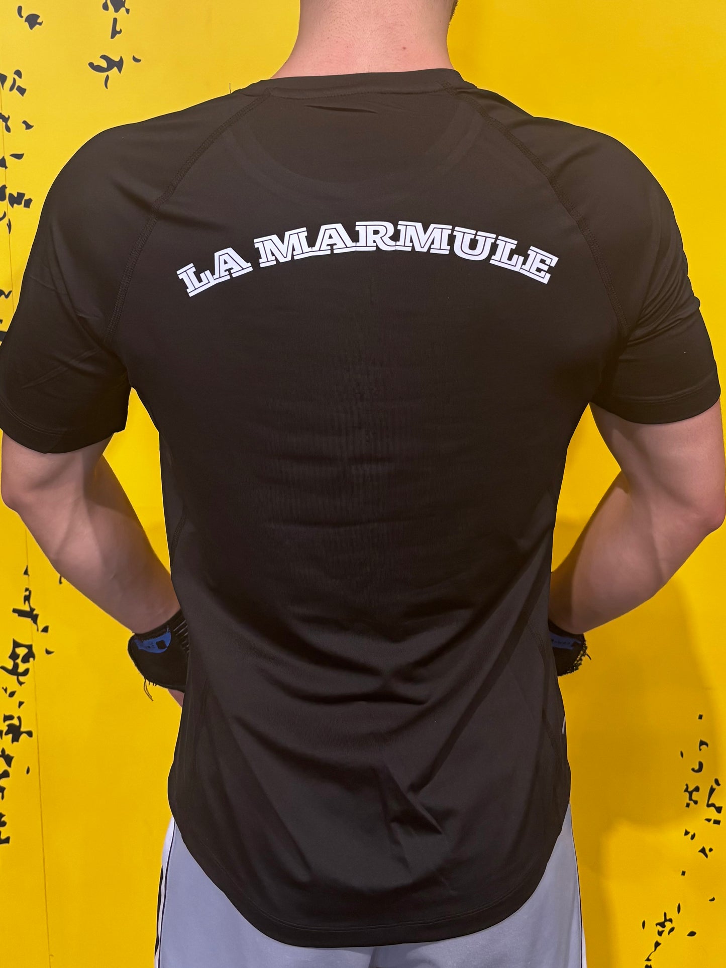 T-shirt de musculation LA MARMULE couleur noir